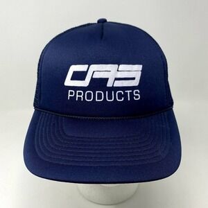 VTG CAS Products Trucker Snapback Hat Blue Automotive Car Detail Restoration PA